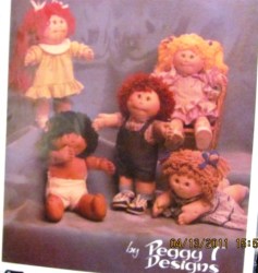 JUST LIKE REAL BABIES SCULPTURED CPK LIKE BABY DOLLS PATTERN